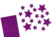 Glitzer Sterne-Set 16 Stück