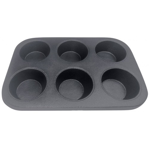 Gusseisen muffinform 6 - gusseisen-muffinform,,