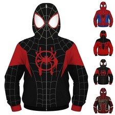 Spiderman Kostüm Kapuzenjacke