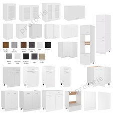 Weiß - Küchenschränke Hängeschrank Unterschrank Küchenschrank Schubunterschrank 