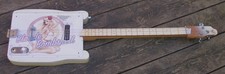 Cigar Box Guitar "Bombe blonde" (elektro-akustisch (219)