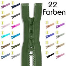 120cm / YKK 2-Wege Vislon Kunststoff Reißverschluss Zweiwege teilbar
