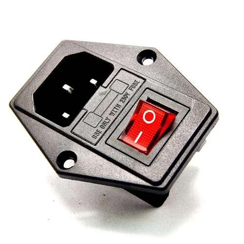 Power socket 250v rocker - power,