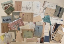 großes Konvolut Dokumente Briefe Urkunden Papier ab ca. 1860 Grafik Kunst 