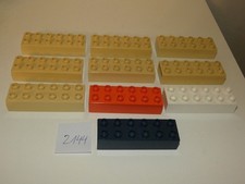 Lego Duplo 12er Noppen 2x6 Bausteine Lange Steine  (NR.2144)