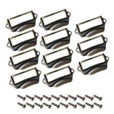 10 Etikettenhalter Griff Eisen