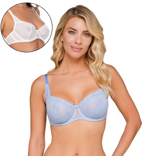 Bügel beige blau softcup - beige,