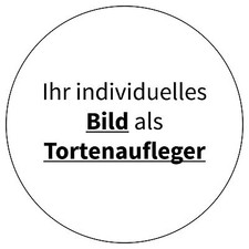 Tortenaufleger Fototorte individuell Einschulung Taufe rund - selber gestalten!