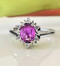Ring Saphir Pink Diamanten