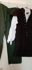 Leonardo Carbone Mittelalter Jacke Hemd Hose M  L 40 komplett Set LARP Gewandung