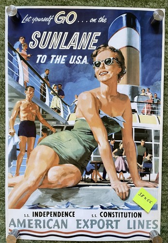 Poster schiff reederei alte - reederei,