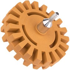 Folienradierer Gummi Radierscheibe Ø100mm Folienentferner Aufkleber Entferner