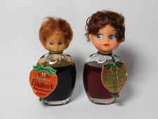 HAMMER Brennerei Heilbronn Erdbeer Likör  Schildkröt Puppenkopf vintage benutzt