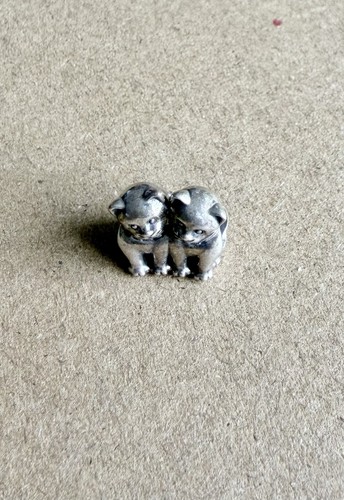 Pandora charm two cats love - charm, in