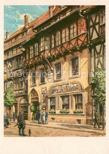 Alt halberstadt gotisches haus - halberstadt,