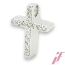 Anhänger 750 Weißgold mit