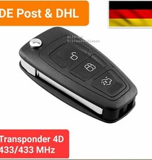NEU SCHLÜSSEL FERNBEDIENUNG FÜR FORD C-MAX FOCUS GALAXY MONDEO S-MAX 4D63 433Mhz