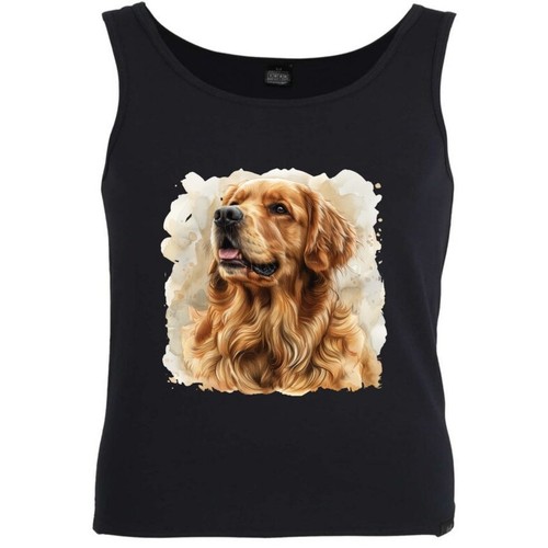 Tank top golden retriever - tank,