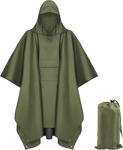 Regenponcho wasserdicht - 3-in-1,
