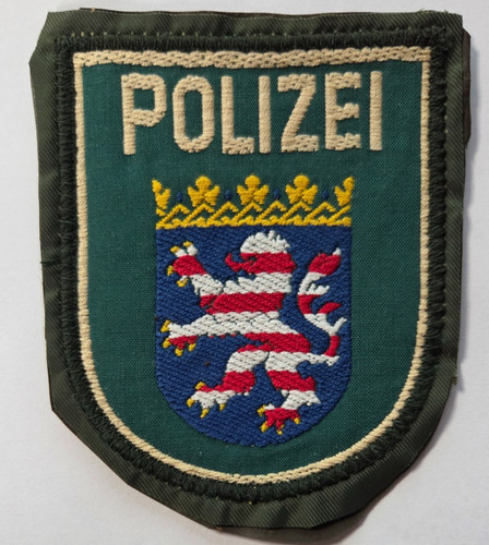 Polizei hessen patch grün - hessen,