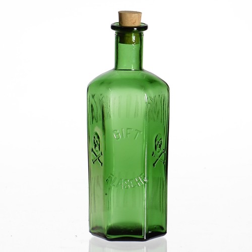 Antike apothekerflasche - ,