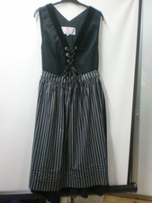 schwarzes Leinen Dirndl Gr. 52
