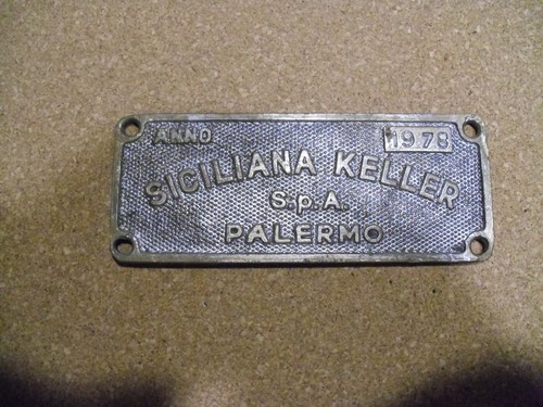 Waggonschild siciliana - -,