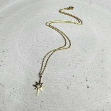 Halskette Stern gold 45 cm