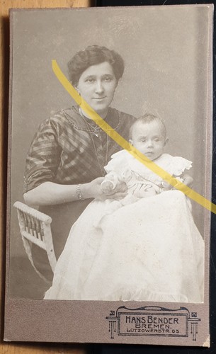 Sitting woman with baby - baby, on