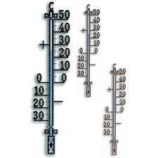 TFA-Dostmann 12.5002 großes analoges Metall Garten Außenthermometer Wetterfest