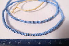 kleine alte Glasperlen hellblau blau 3mm FZ53 small blue Beads African trade