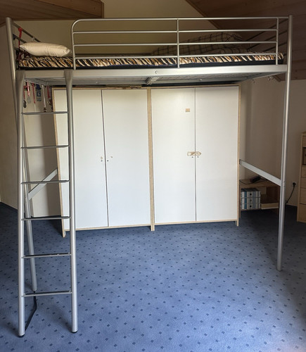 Ikea hochbett metall grau - ikea,