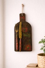 Handbemalte Vintage Wanddeko