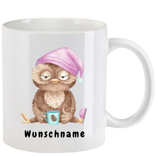 Tasse eule mit - tasse, kaffeetasse
