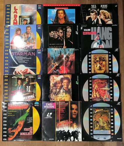 Laserdisc filme sammlung - filme,