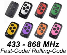 Universal Handsender 433 - 868 MHz Rollingcode Funk Fernbedienung Garagentor TOP