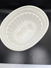 Vintage weiße Keramik Gelee/Terrine Formen  