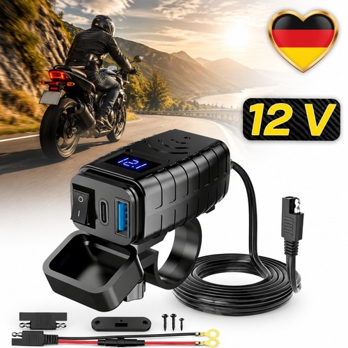 Motorrad lenker dual usb - dual,