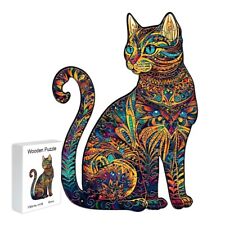 Holz Puzzle Katze DIN A3