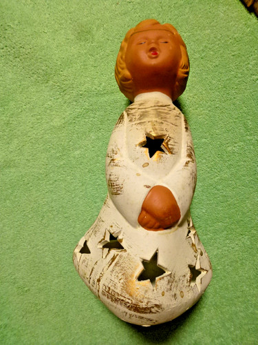 Hübscher engel aus terrakotta - engel,