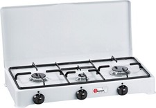CF Parker 3-flammiger Gaskocher ohne Zündsicherung Campingzubehör Kochen B-Ware