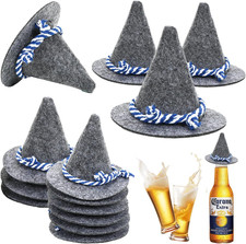 12 Stück Oktoberfest Tischdeko Hut Deko Mini Filzhüte Festtagsdekoration