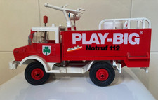 PLAY-BIG Kunststoffmodell Mercedes Unimog Feuerwehr mit Drehleiter