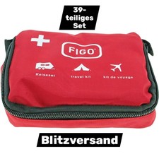 39tlg Erste Hilfe Set Tasche Verbandsmaterial Notfall outdoor Fahrrad wandern