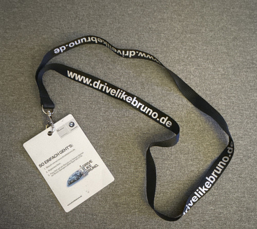 Bmw werbe schlüsselband - bmw, werbe-schlüsselband