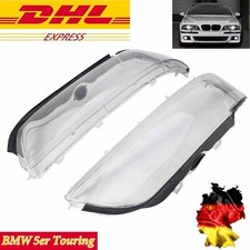 Streuscheiben Set für 5er BMW E39 Facelift 2000-2003 Scheinwerfer Scheibe Weiß