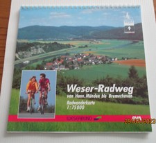 Weser-Radweg von Hann.Münden bis Bremerhaven, Radwanderkarte 1:75000