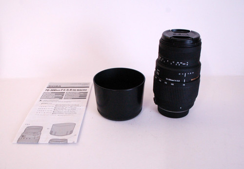 Sigma objektiv 300 - 70–300, mm