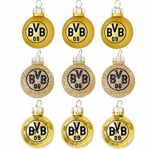 Bvb christbaumkugeln mini - christbaumkugeln,