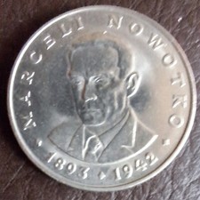 Polen 20 Zl. 1974.  M.Nowotko